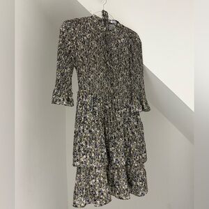 Derek Lam 10 Crosby Floral Print Mini Dress